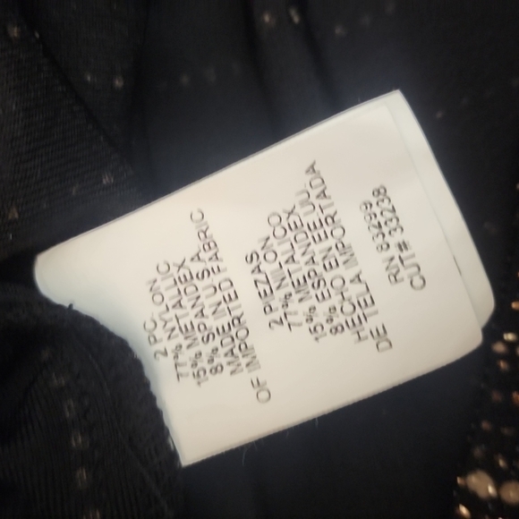 Gold and Black Shimmer Tank Top Size Small - Picture 10 of 10